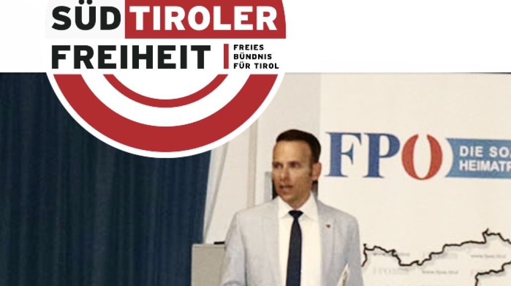 Sven Knoll hat es geschafft, mit der österreichischen FPÖ taktische Gemeinschaften für die Süd Tiroler Freiheit zu erzielen