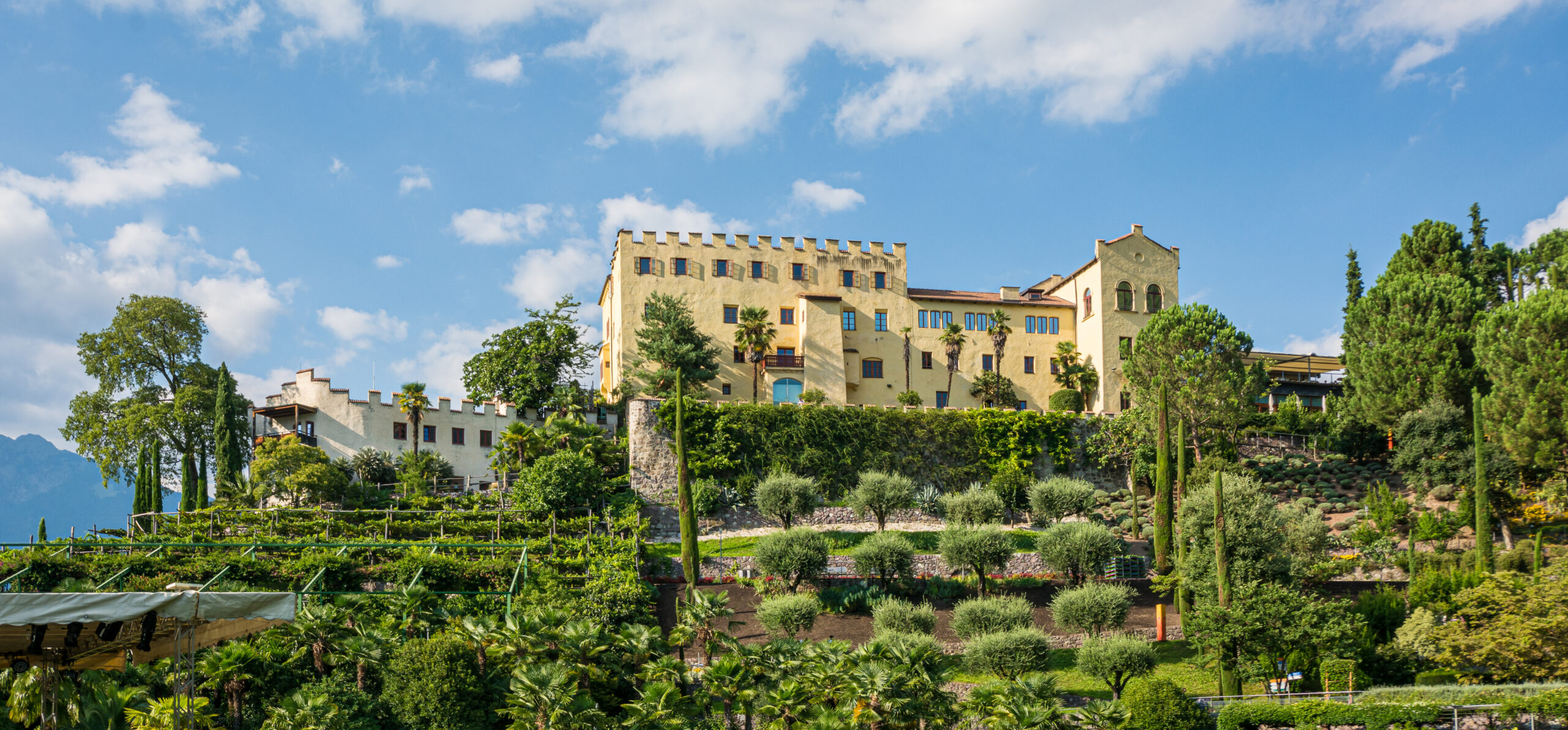 Die Gärten von Schloss Trauttmansdorff in Meran Meraner